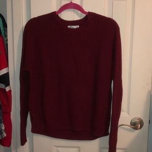 Red Hollister Sweater
